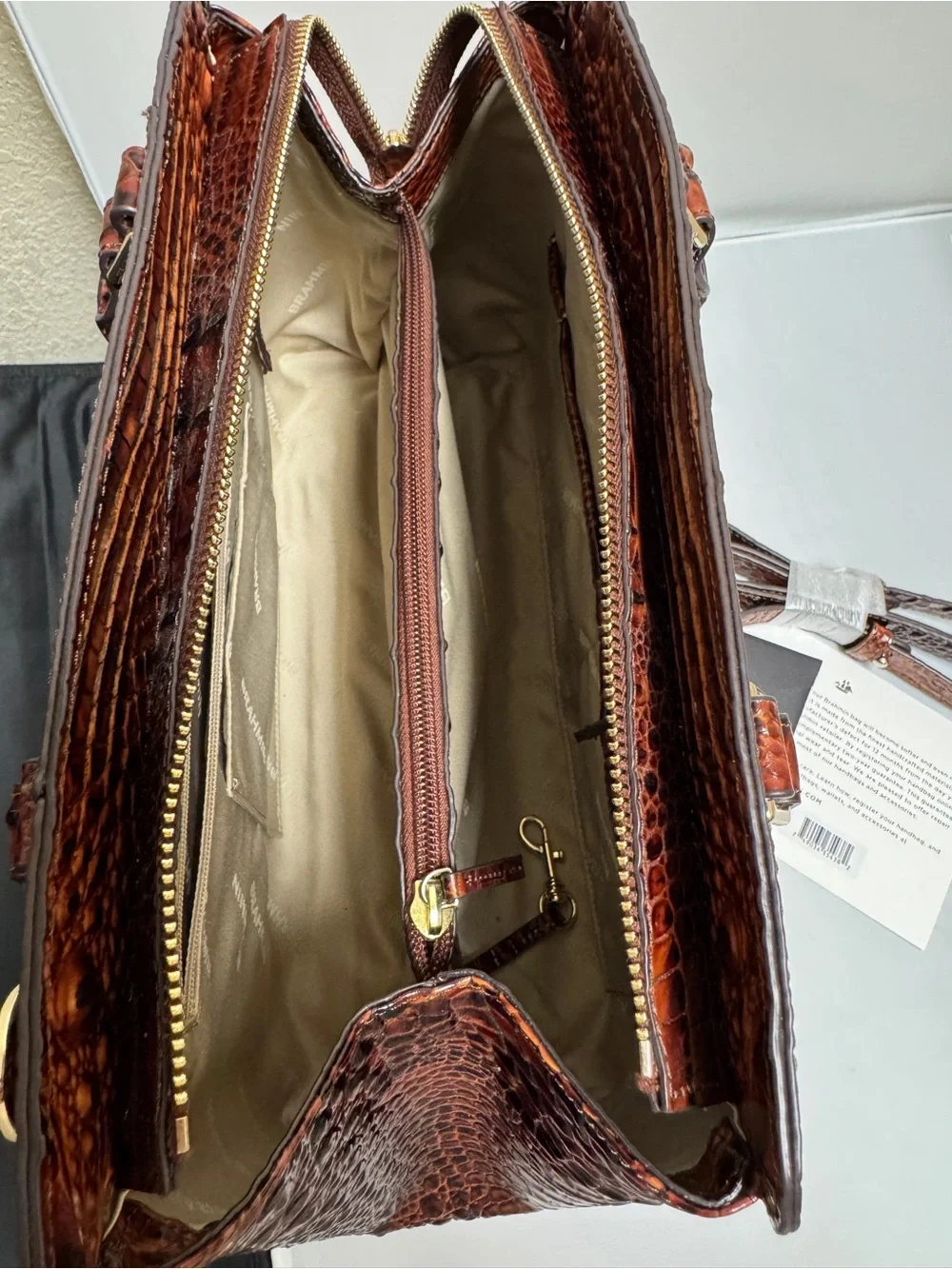 Brahmin Small Finley Pecan Melbourne